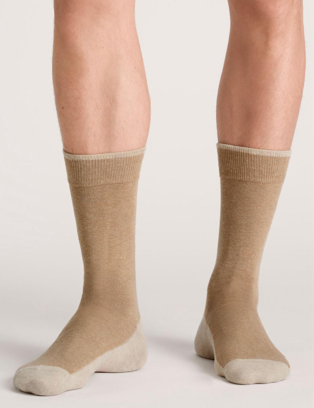 Ted Baker 3 Pack Geometric Stripe Crew Socken Herren Grau | ZMLCV-1725