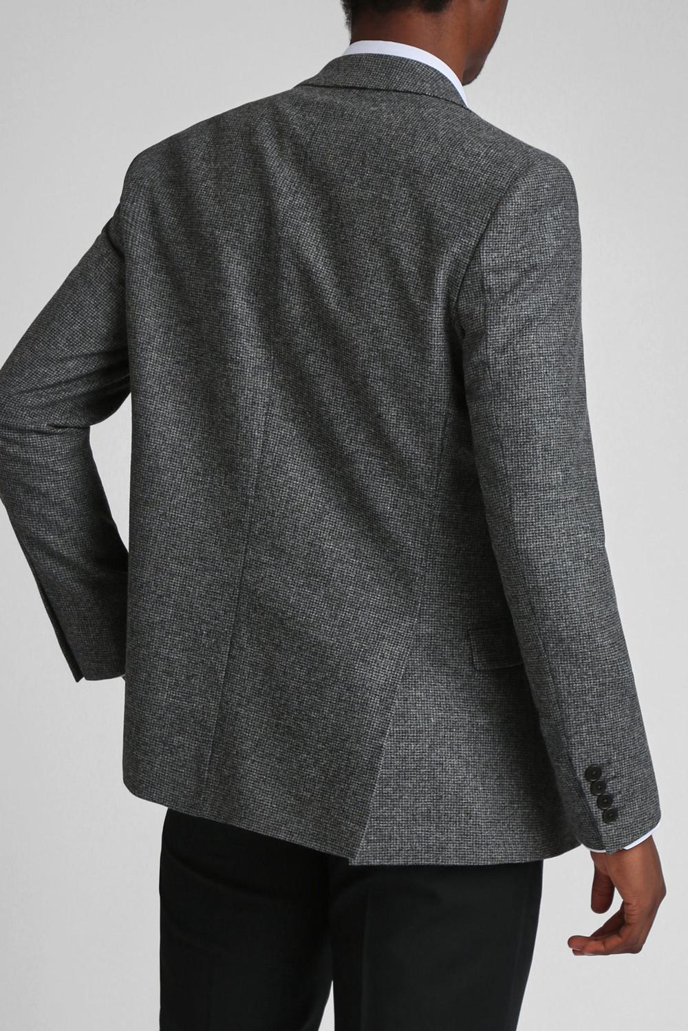 Ted Baker ASOJS - Puppytooth Check Slim Fit Blazer Herren Charcoal | PGMKU-9654