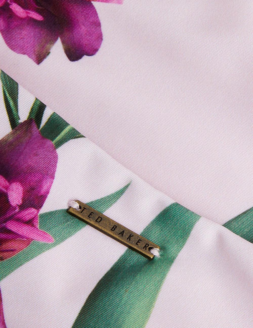 Ted Baker AVELEA - Floral Print High Waisted Bikini Damen Rosa | SOJEA-0893