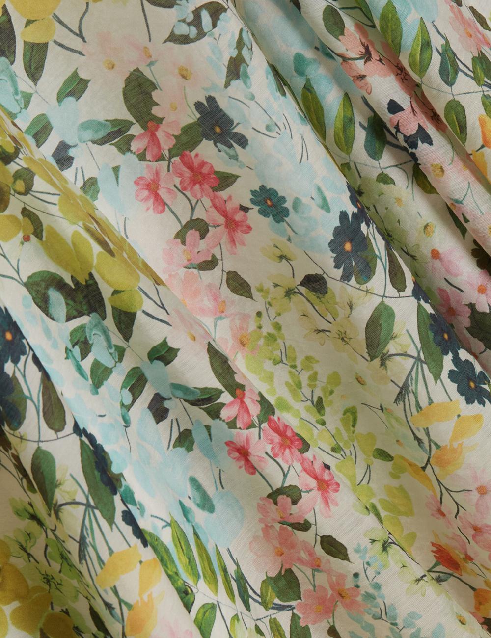 Ted Baker AZULLA - Floral A-Line Woven Röcke Damen Ivory | LJQDP-3127