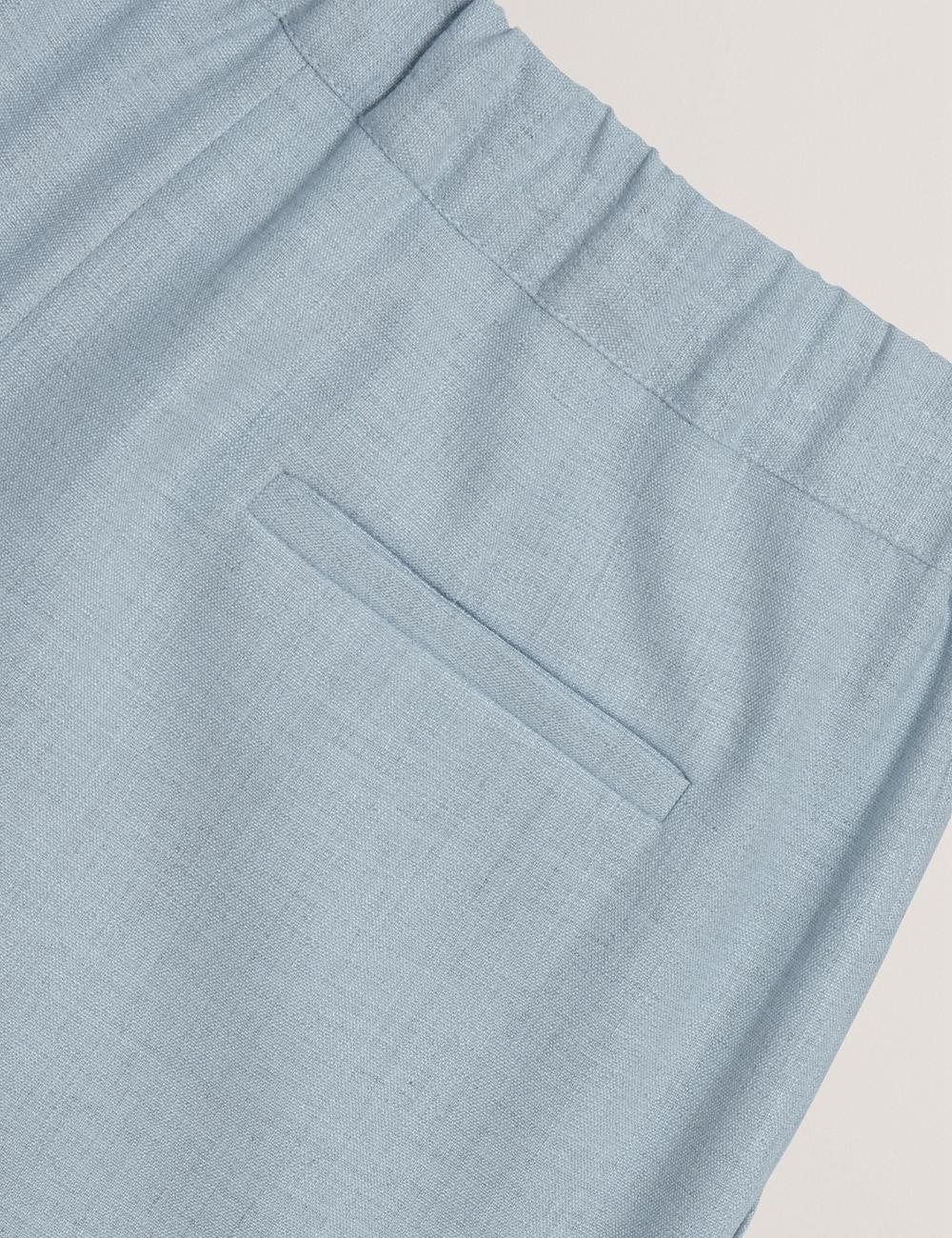 Ted Baker BALLIA - Elasticated Waist Tailored Tapered Hosen Damen Blau | EPWMQ-6540