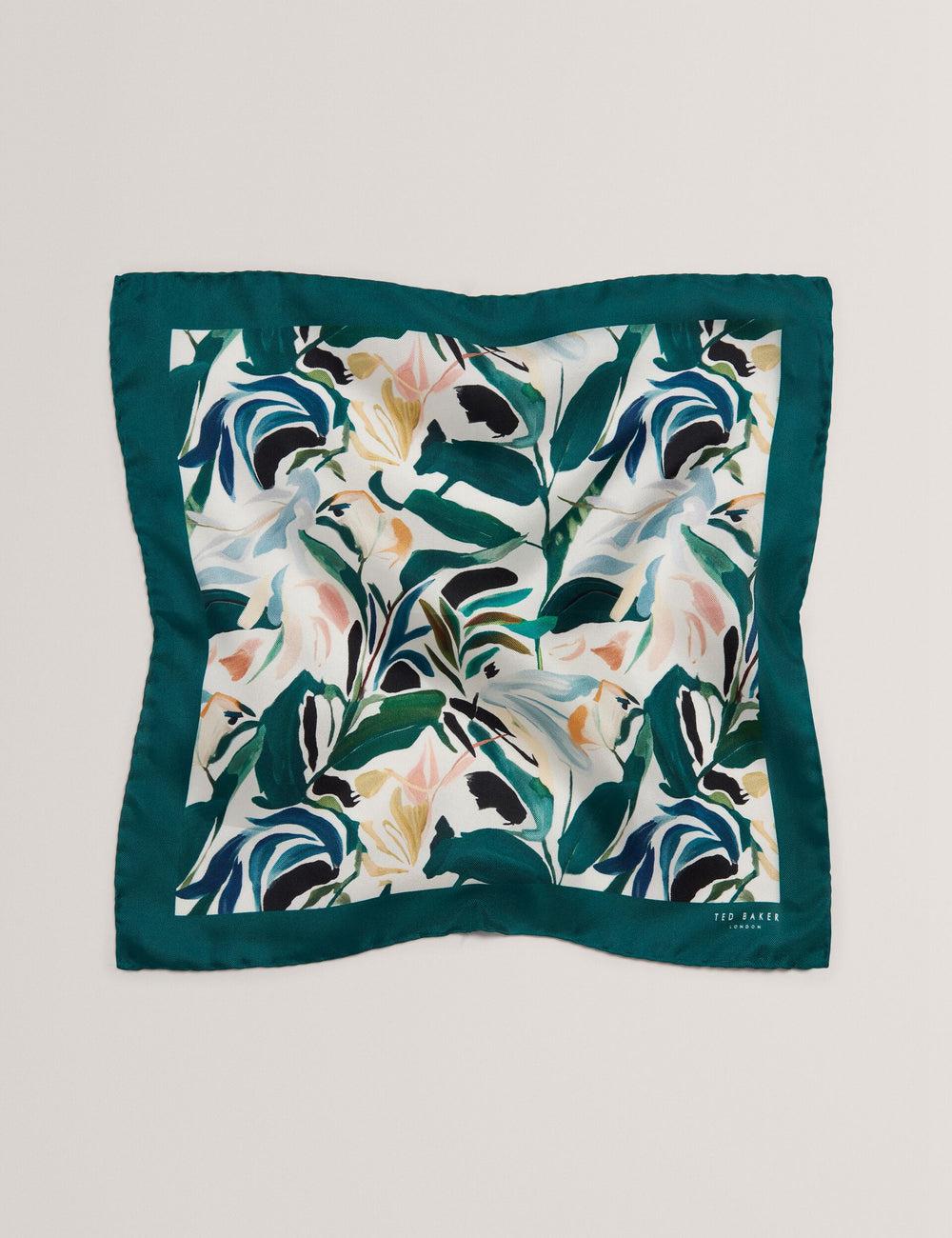 Ted Baker BOYTONP - Botanical Floral Silk Pocket Einstecktücher Herren Ecru | BAYTM-8409