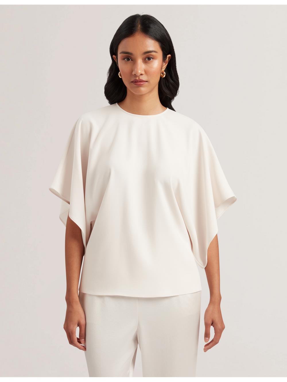 Ted Baker CHERIKA Bluse Damen Ivory | QGMUL-9501