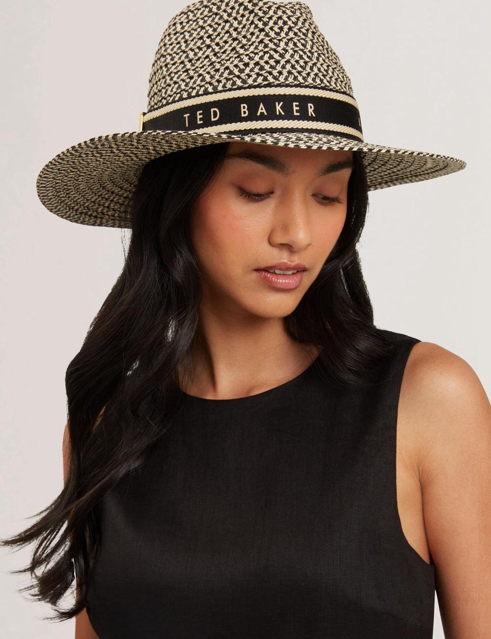 Ted Baker CLARIES - Mixed Weave Straw Hüte Damen Natural | FRXCH-6915