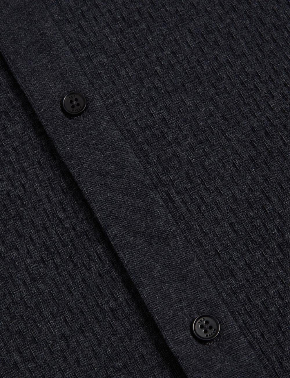 Ted Baker CONNYR - Short Sleeve Button Through Polo Shirts Herren Navy | KRUWM-7896