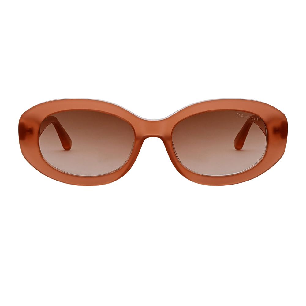 Ted Baker DAISIE - Chunky Oval Bow Detail Sonnenbrille Damen Rosa Rosa | YKZUR-4205