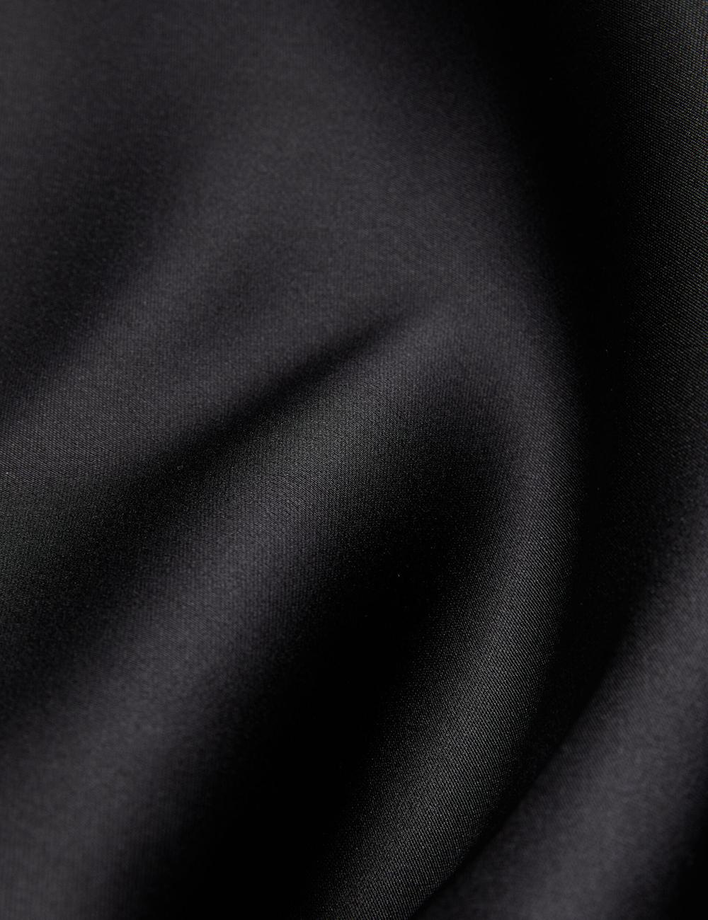 Ted Baker ERVA - Asymmetric Satin Wrap Röcke Damen Schwarz | JTDBN-3905
