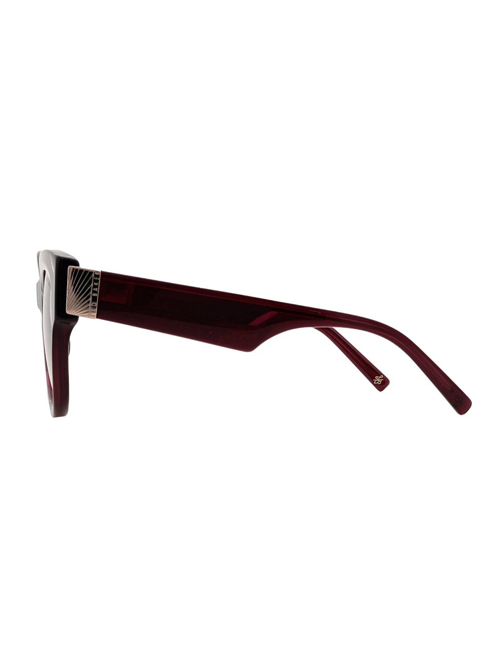 Ted Baker FARAH - Hardware Detail Cat Eye Sonnenbrille Damen Plum | ETWZA-8517