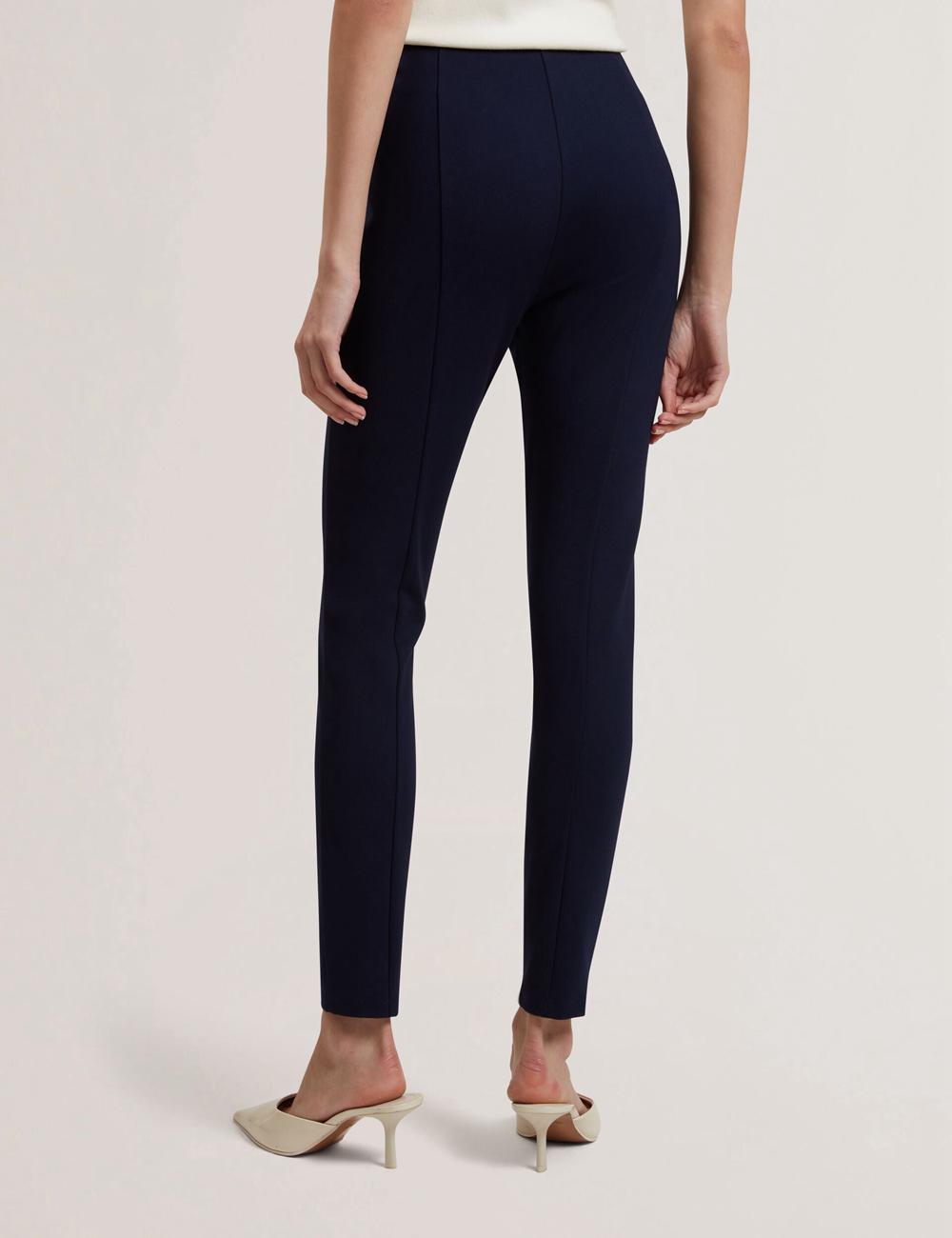 Ted Baker FELINDA - Fly Front Stretchy Hosen Damen Navy | DXPYU-7435