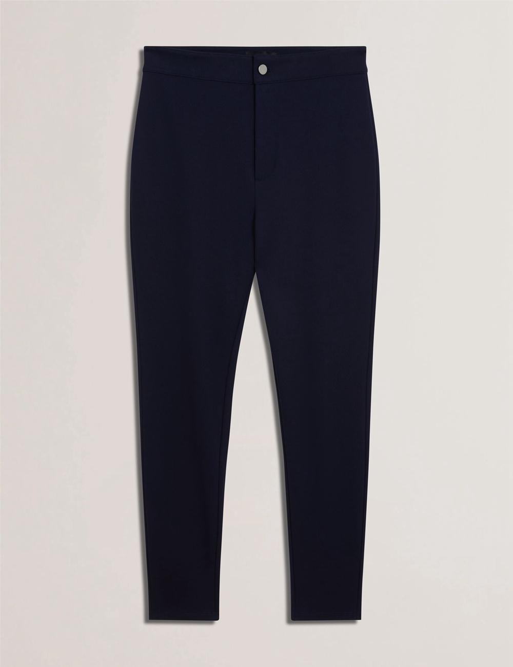 Ted Baker FELINDA - Fly Front Stretchy Hosen Damen Navy | DXPYU-7435