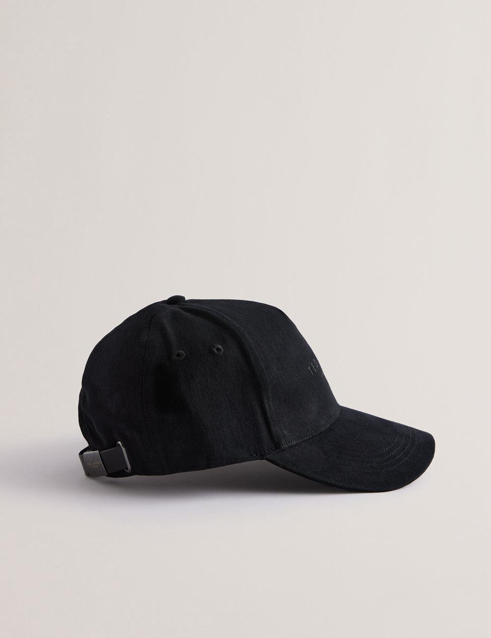 Ted Baker FREDDS – Branded Baseball Kappe Herren Schwarz | CWNDU-3802