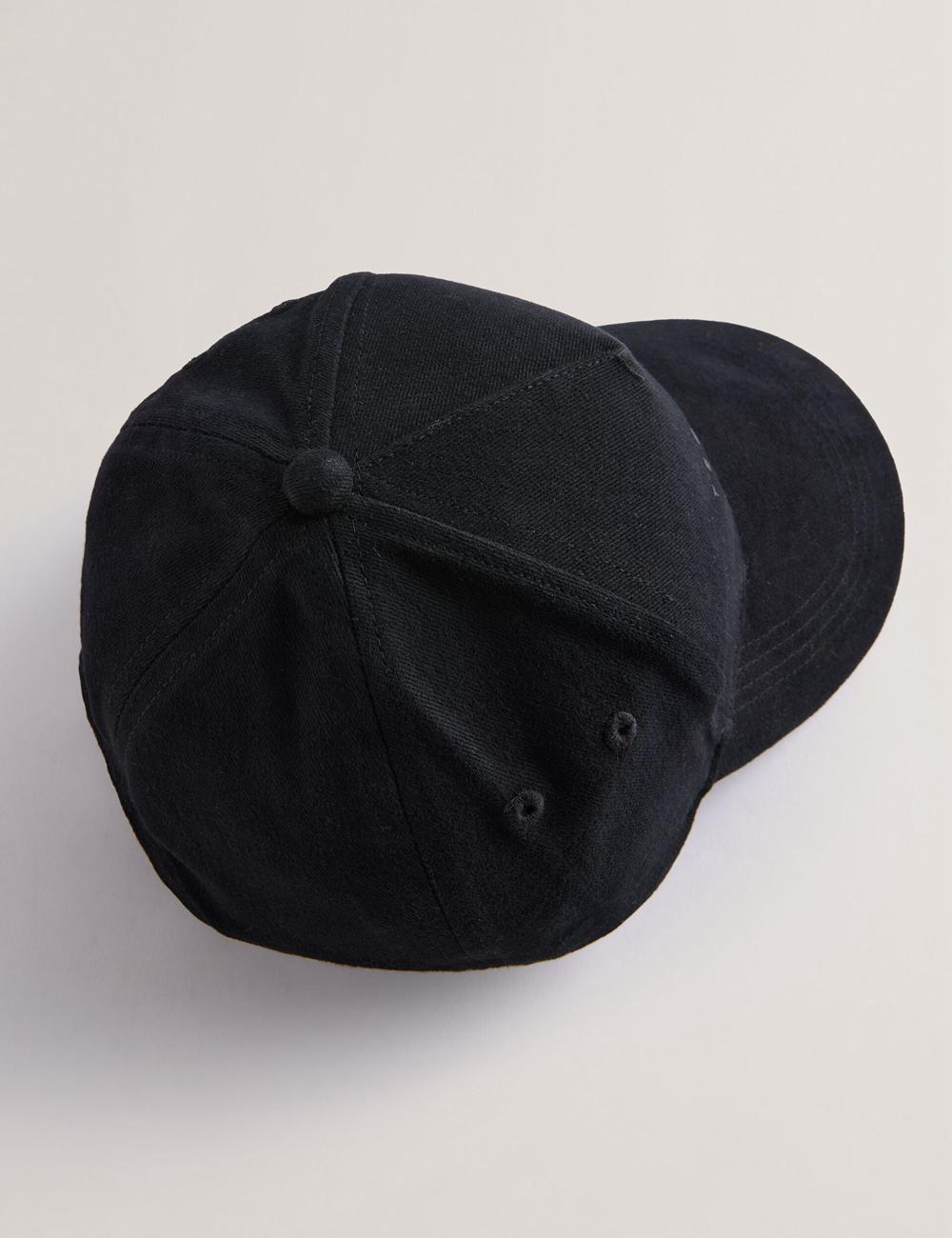 Ted Baker FREDDS – Branded Baseball Kappe Herren Schwarz | CWNDU-3802