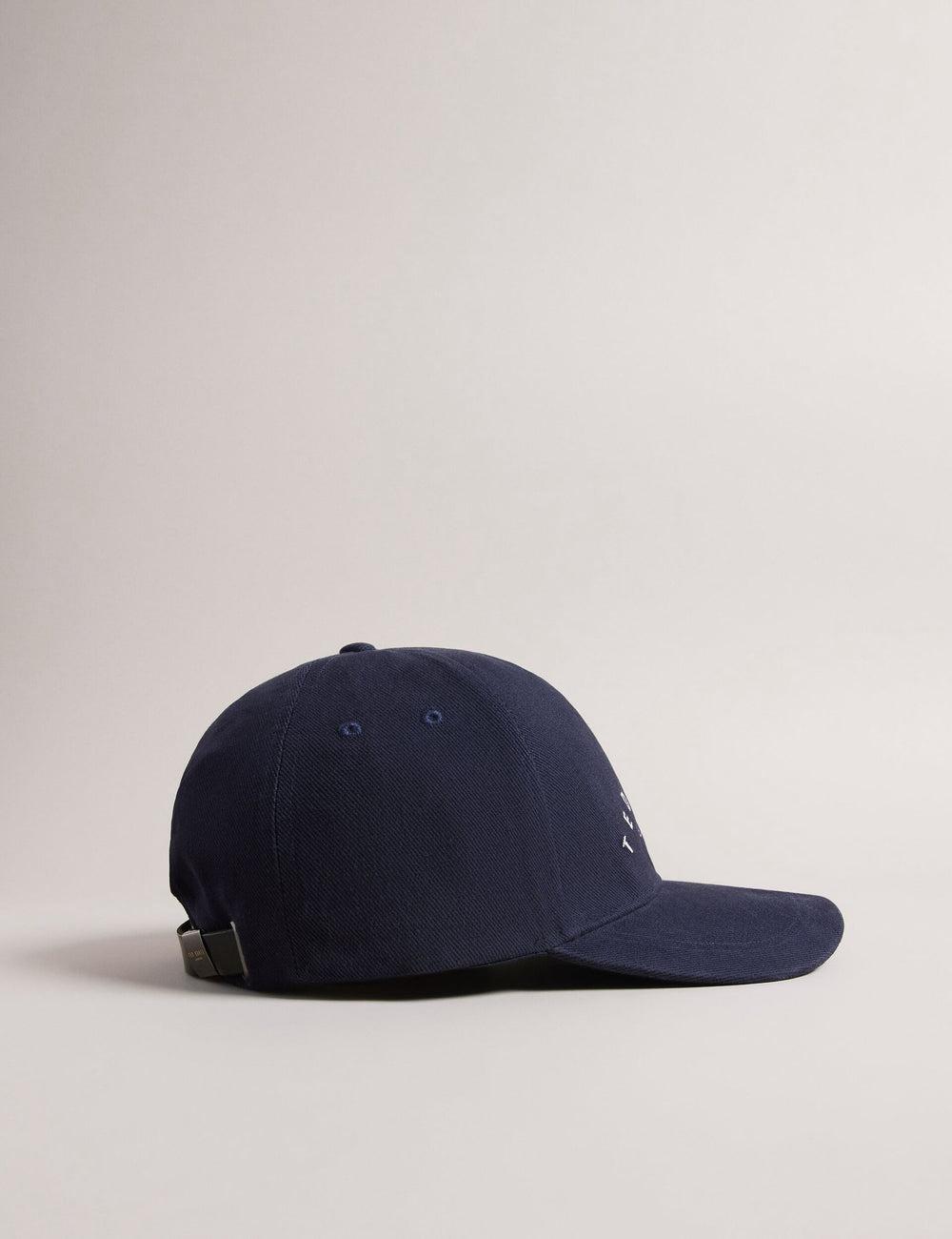 Ted Baker FRREDDI - Embroidered Logo Canvas Baseball Kappe Herren Navy | ZTSER-4952