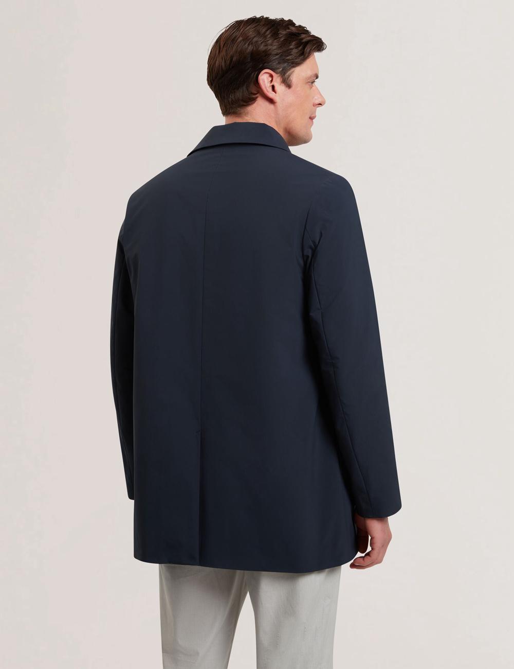 Ted Baker HUMMELS - Lightweight Short City Mac Jacken Herren Navy | CQEKS-1279