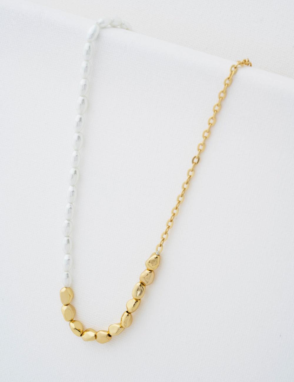 Ted Baker ILENIE - Island Pearl Beaded Ketten Damen Gold | MVNIG-0986