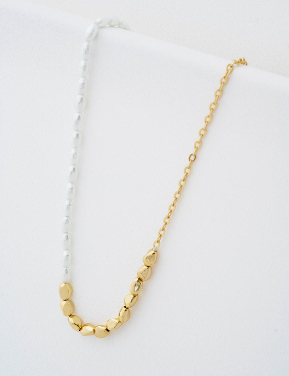 Ted Baker ILENIE - Island Pearl Beaded Ketten Damen Gold | MVNIG-0986