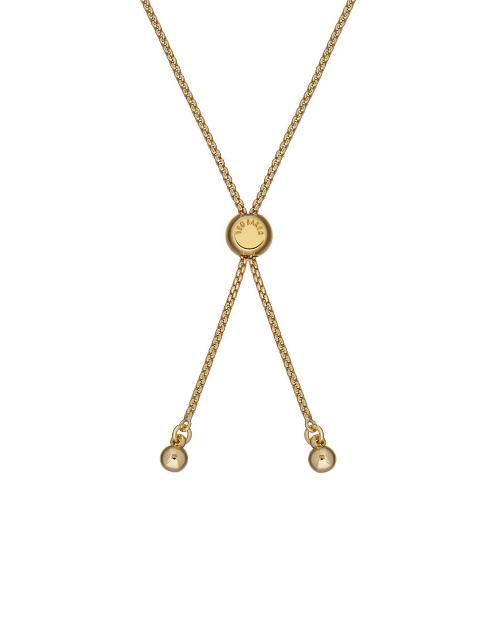 Ted Baker INELA - Island Pearl Bead Adjustable Armbänder Damen Gold | NJEQU-7345