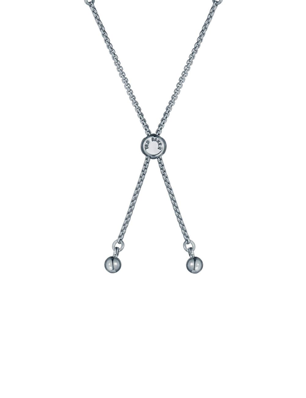 Ted Baker ISABELA - Baguette Crystal Adjustable Armbänder Damen Silber | OYLUG-9546