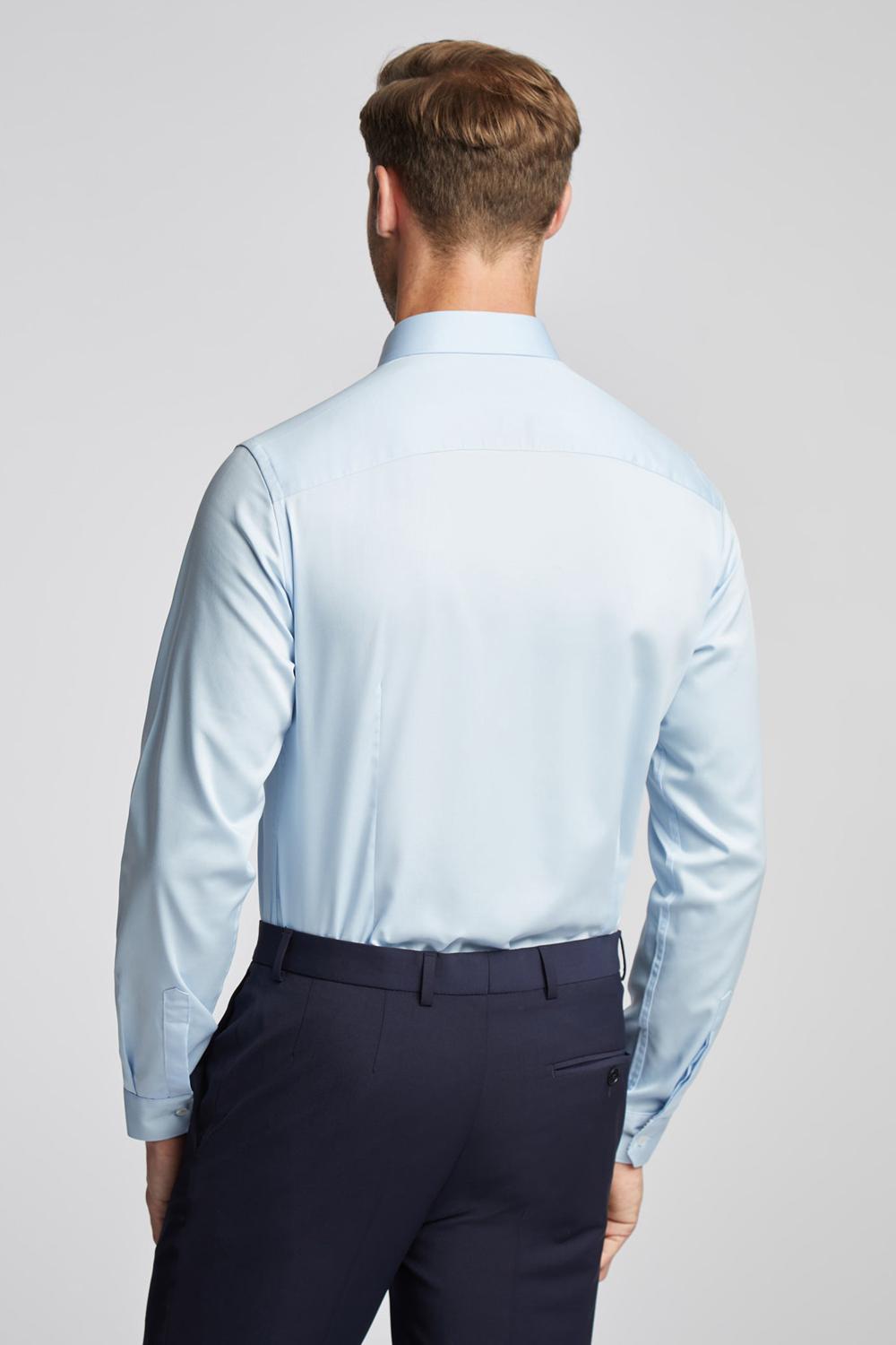 Ted Baker ISLA - Slim Fit Pure Cotton Hemd Herren Blau | RIZUO-9750