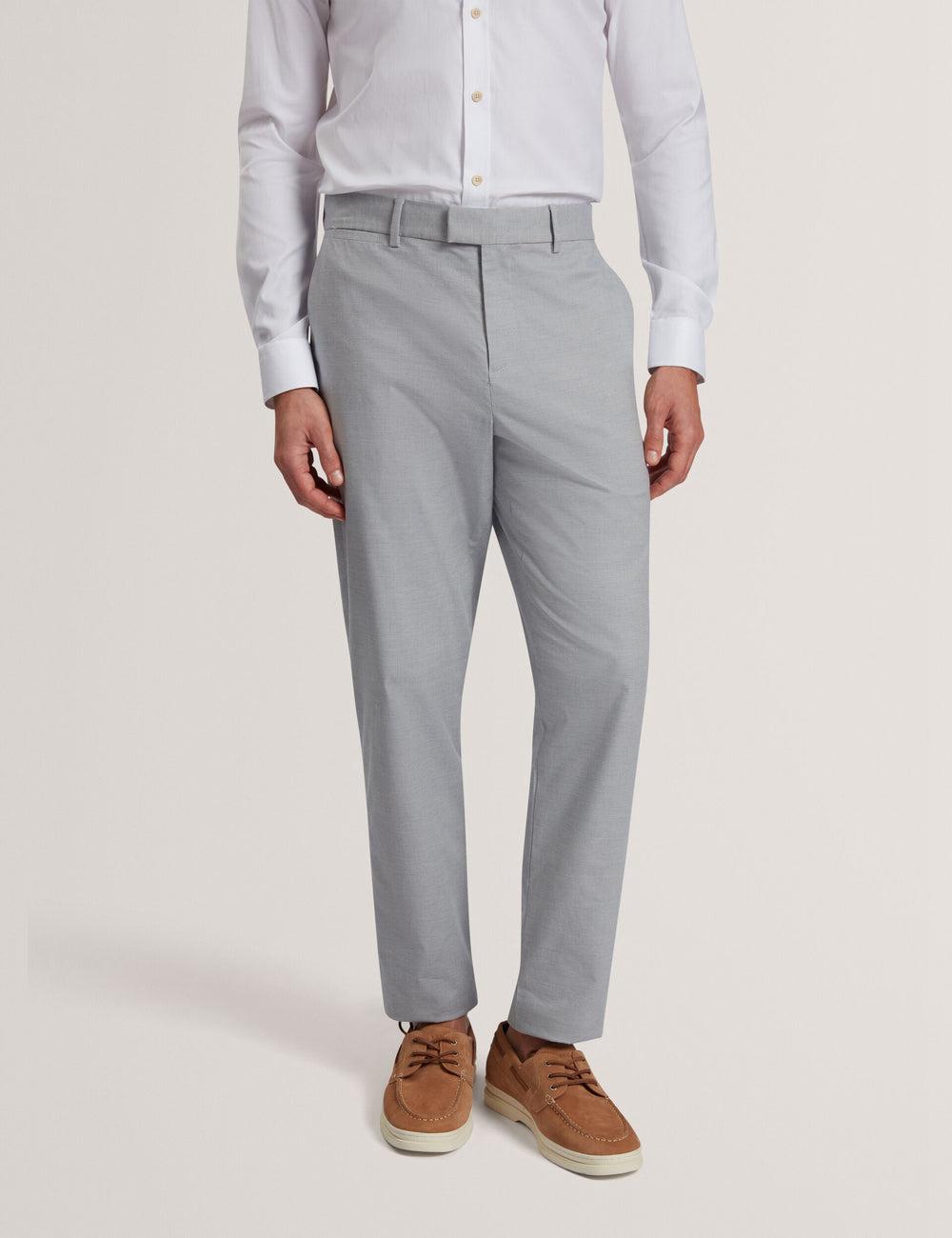 Ted Baker JACKUS - Regular Fit Cotton Blend Chino Hosen Herren Navy | JWREZ-0749