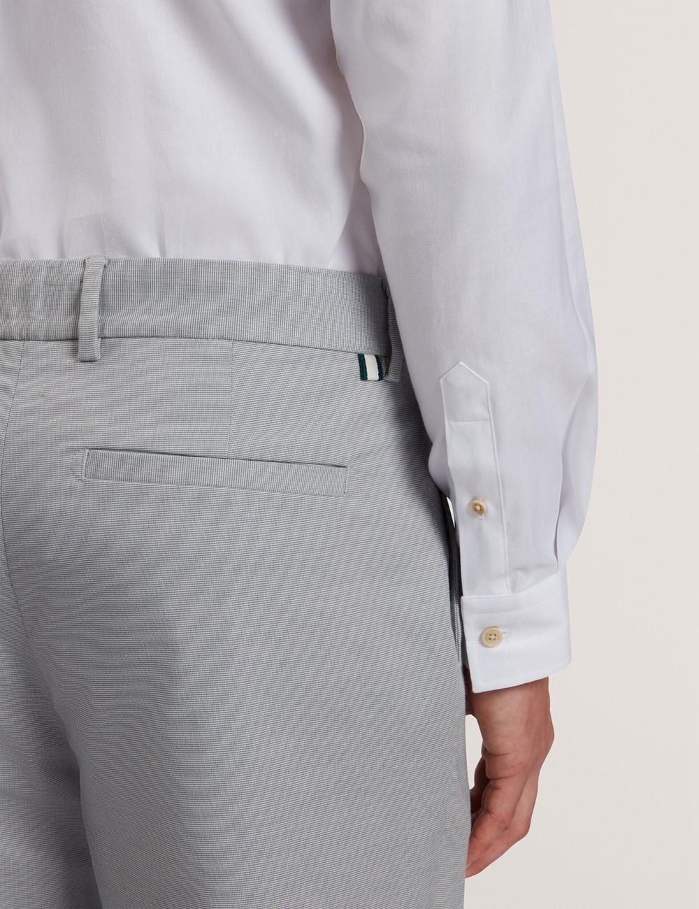Ted Baker JACKUS - Regular Fit Cotton Blend Chino Hosen Herren Navy | JWREZ-0749