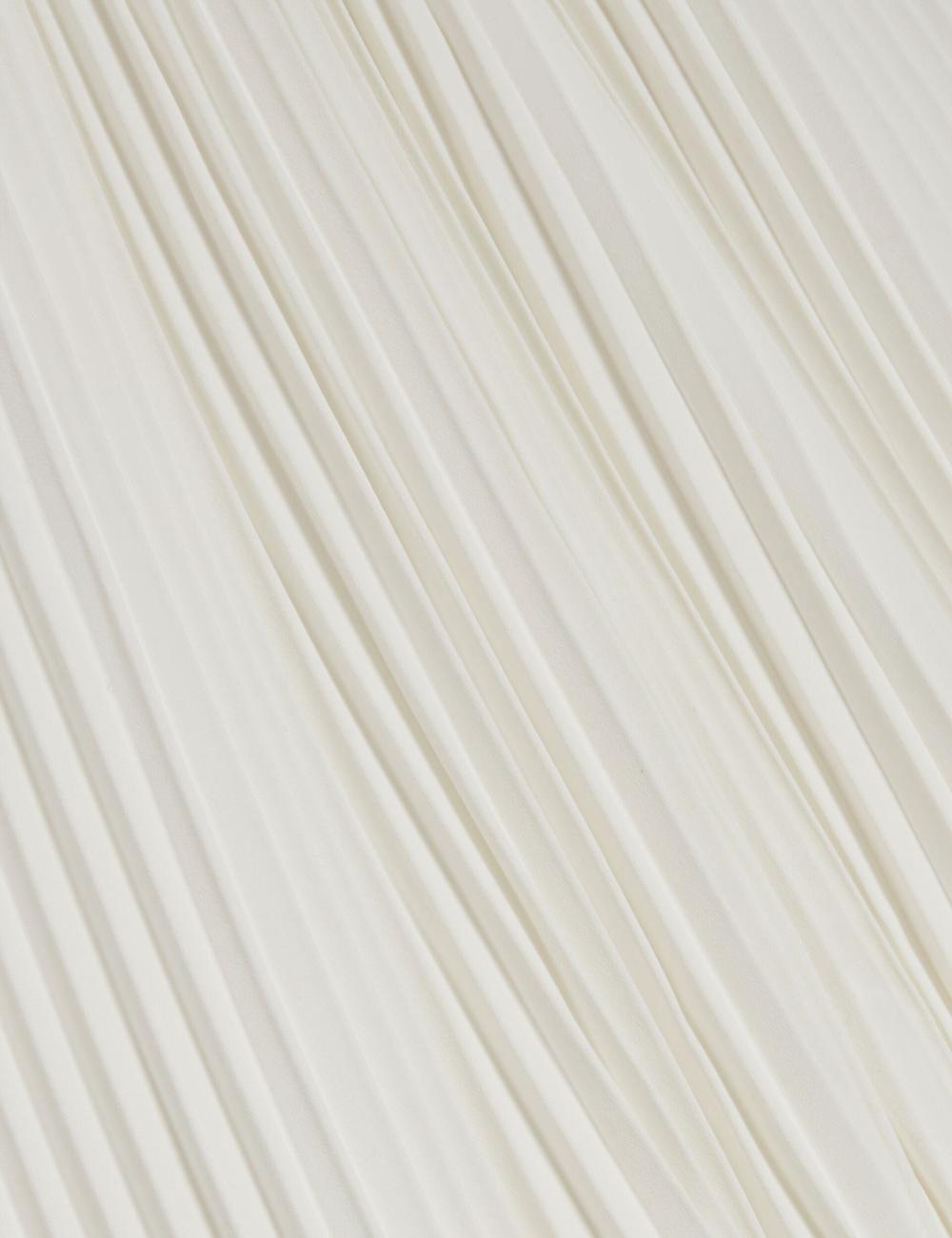 Ted Baker JAMAYA - High Halter Neck Pleated Sleeveless Oberteile Damen Ivory | MVFLU-2457