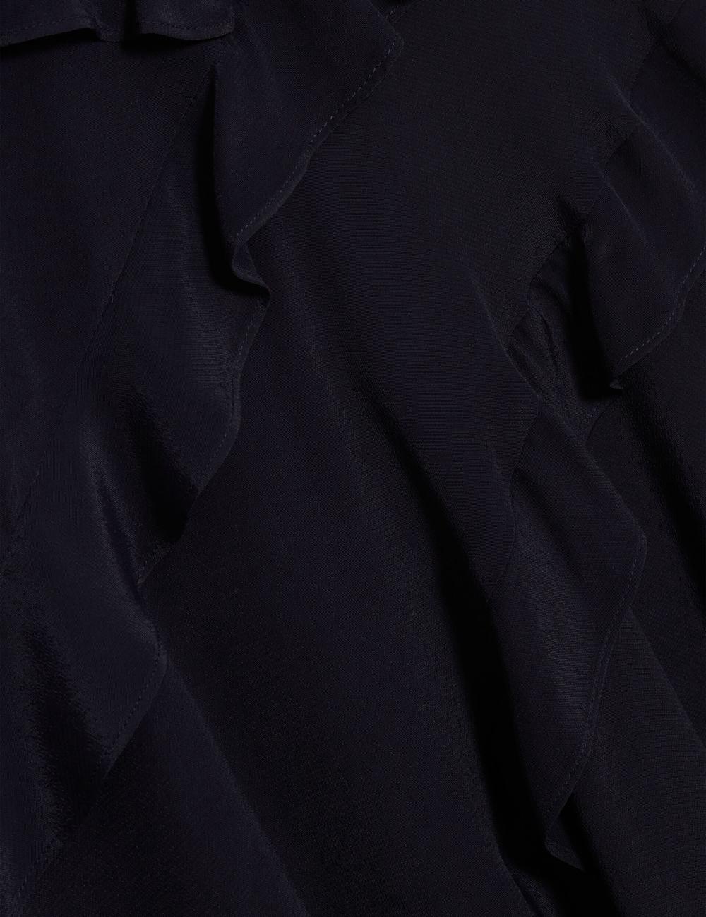 Ted Baker JOJII - Frill Trim Angel Sleeve Minikleid Damen Navy | CRJDU-6015