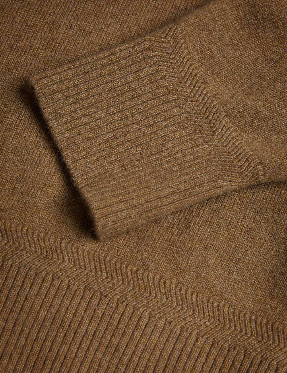 Ted Baker KAROLT - Cashmere Knit Long Sleeve Top Pullover Herren Braun | PDZIY-9805