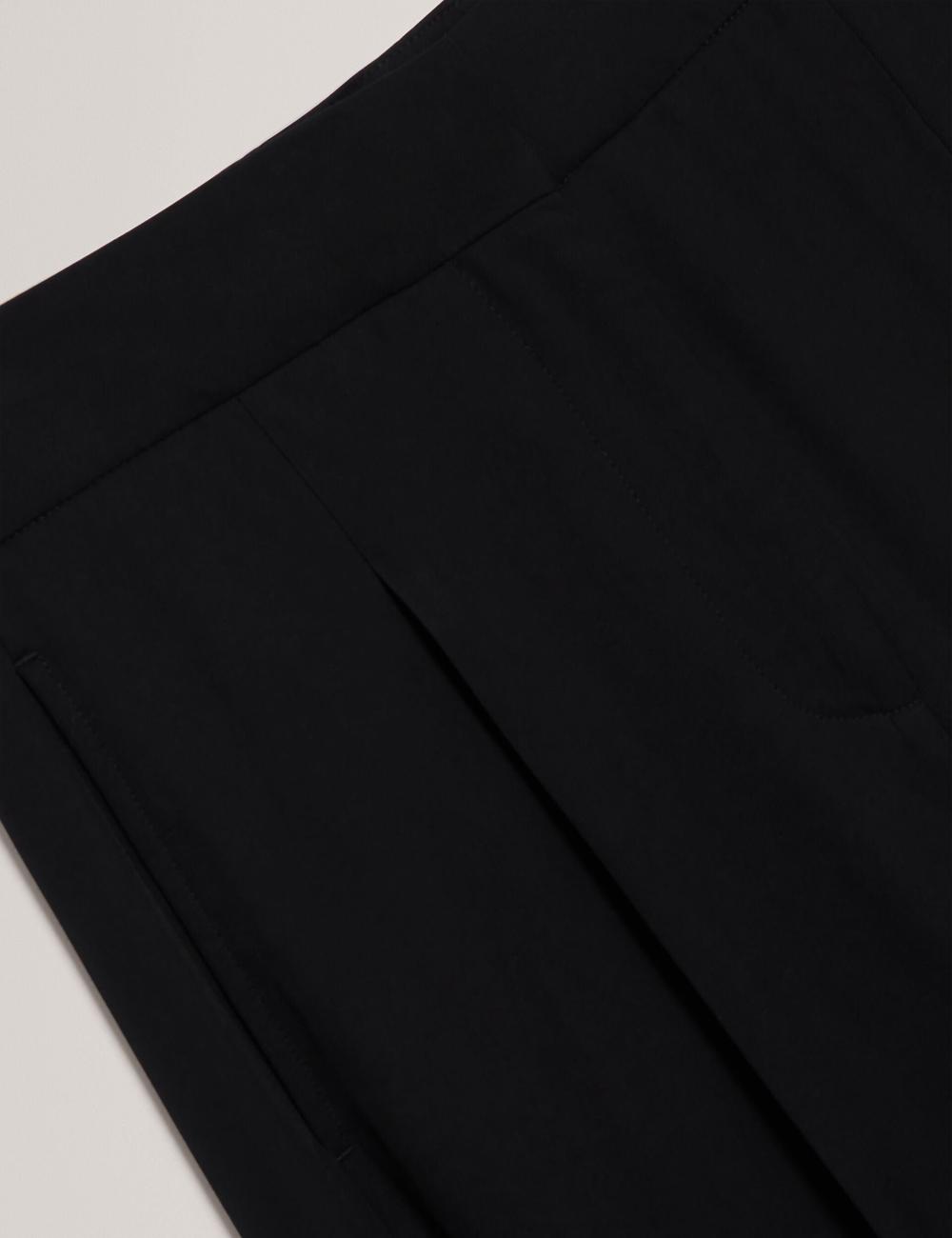 Ted Baker KIOLLI - Wool Blend Barrel Leg Tailored Hosen Damen Schwarz | QTJMS-3047