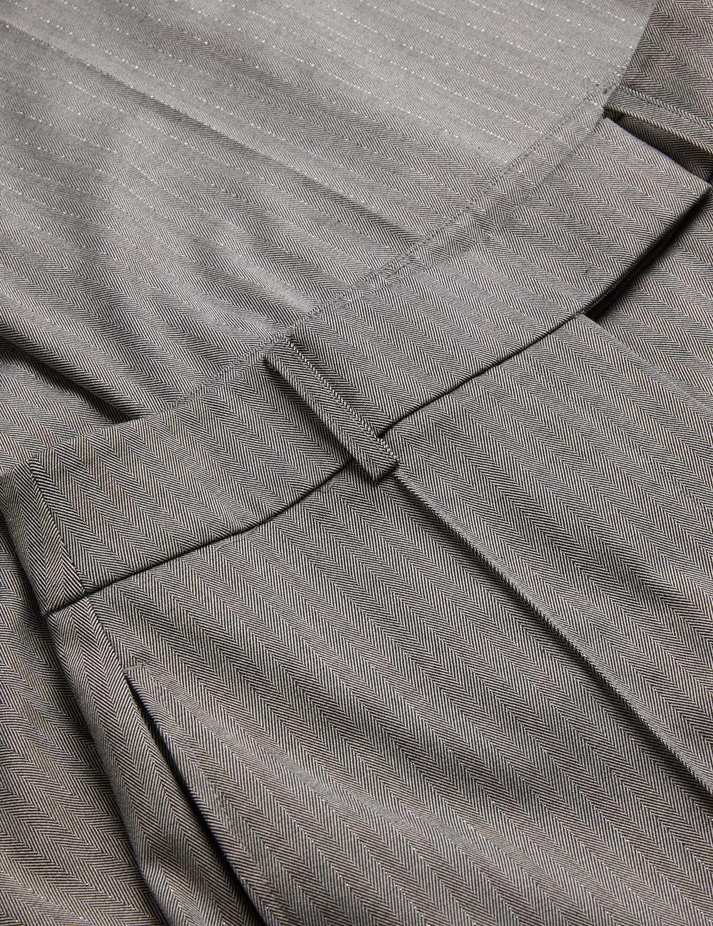 Ted Baker KOAT - Herringbone Wide Leg Tailored Hosen Damen Grau | HZCYB-4378