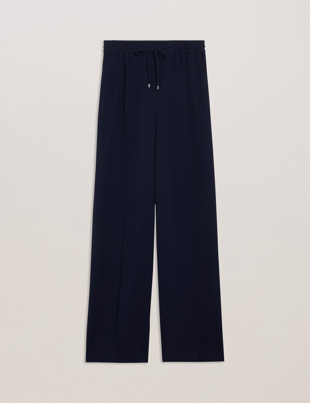 Ted Baker LILIAAH - Wide Leg Tailored Hosen Damen Navy | INSKO-3492