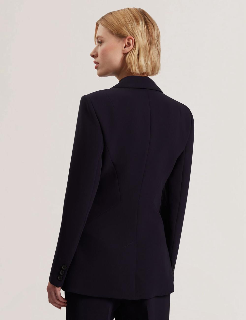 Ted Baker MANABL - Slim Fit Single Breasted Tailored Blazer Jacken Damen Navy | WDOYX-6984