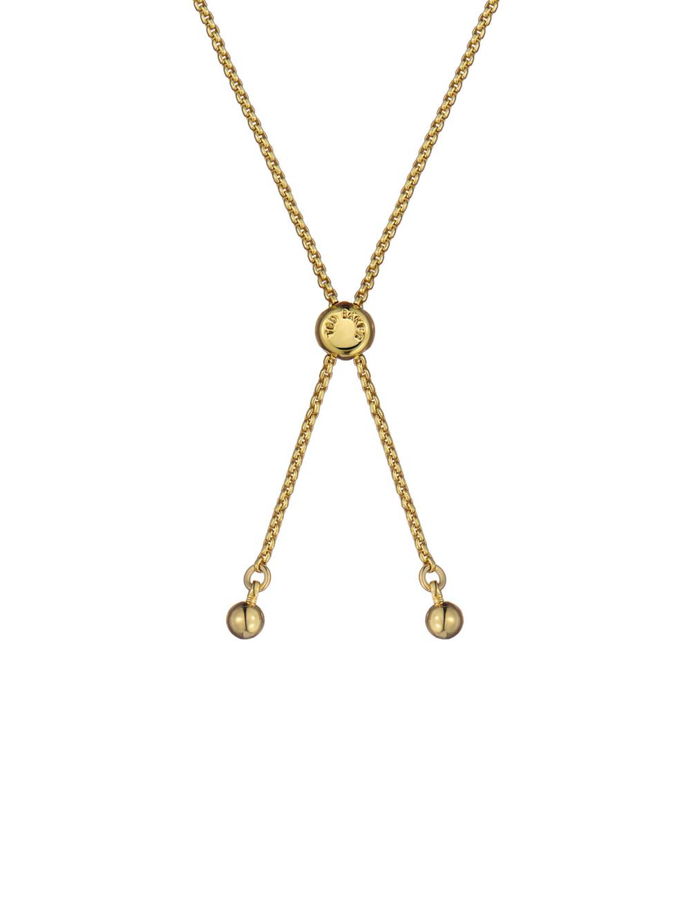 Ted Baker MONELLE - Monogram Logo Coin Adjustable Armbänder Damen Gold | RUYTS-5642