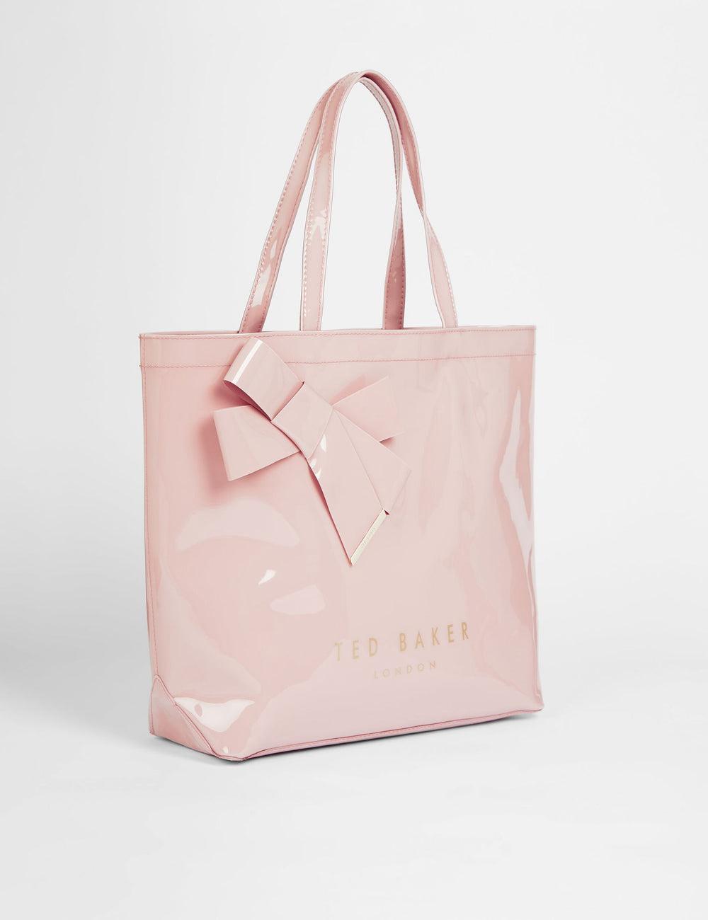 Ted Baker NICON - Knot Bow Vinyl Icon Tragetaschen Damen Rosa | CTSLU-5018