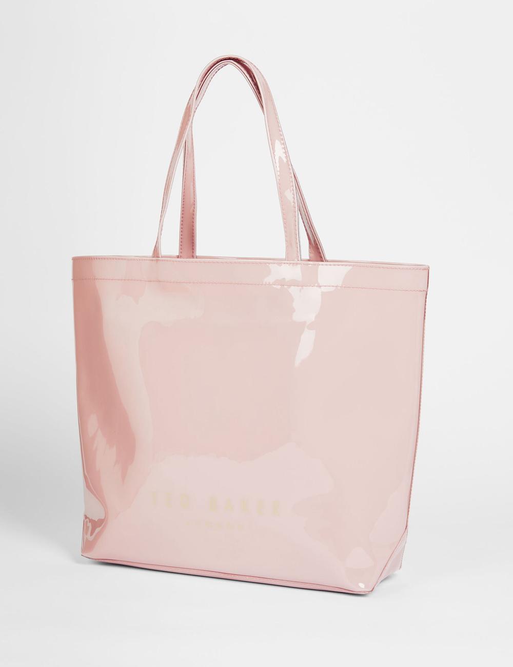 Ted Baker NICON - Knot Bow Vinyl Icon Tragetaschen Damen Rosa | CTSLU-5018
