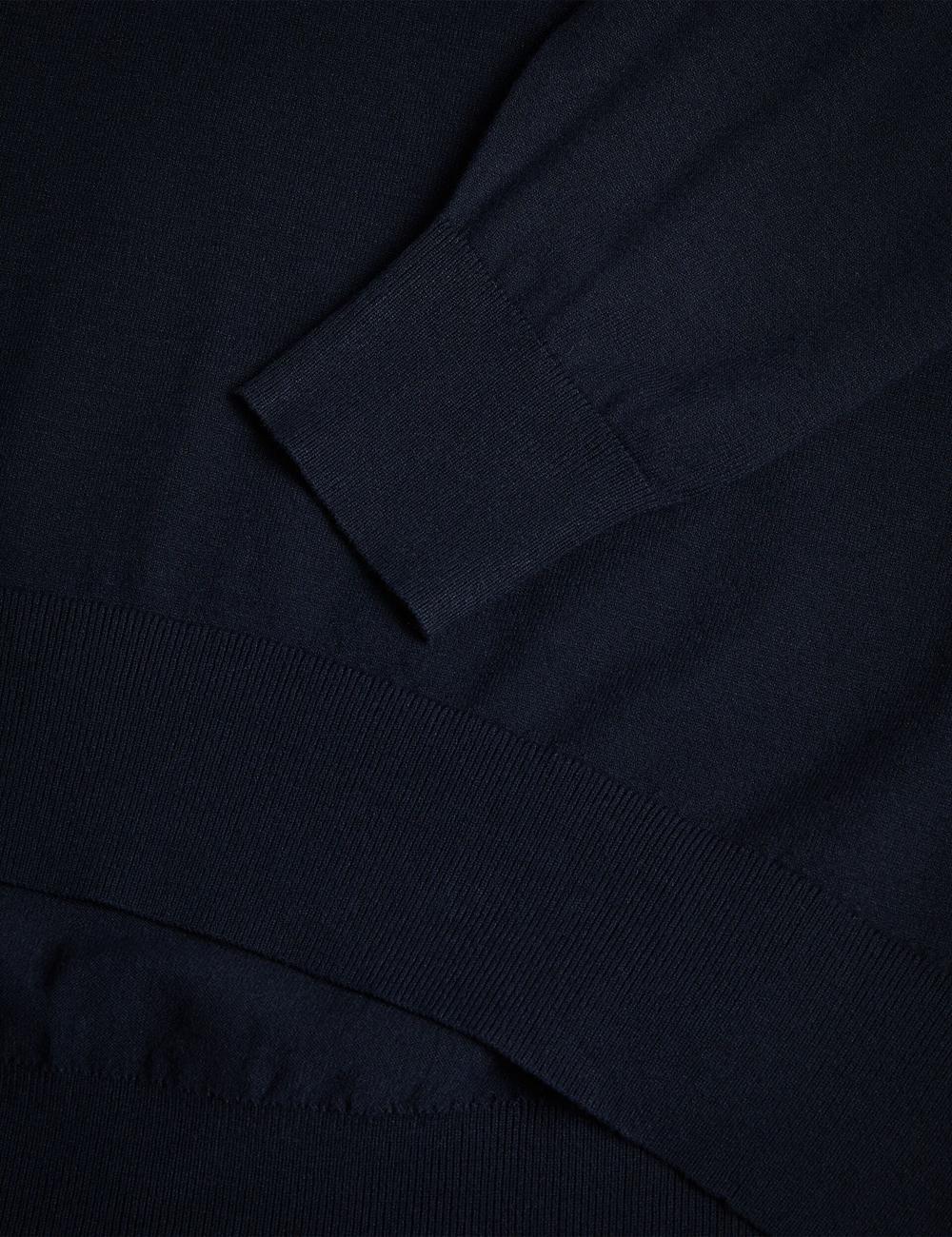 Ted Baker PENNII - Mockable With Embellished Shirt Collar Pullover Damen Navy | BIWLU-2913