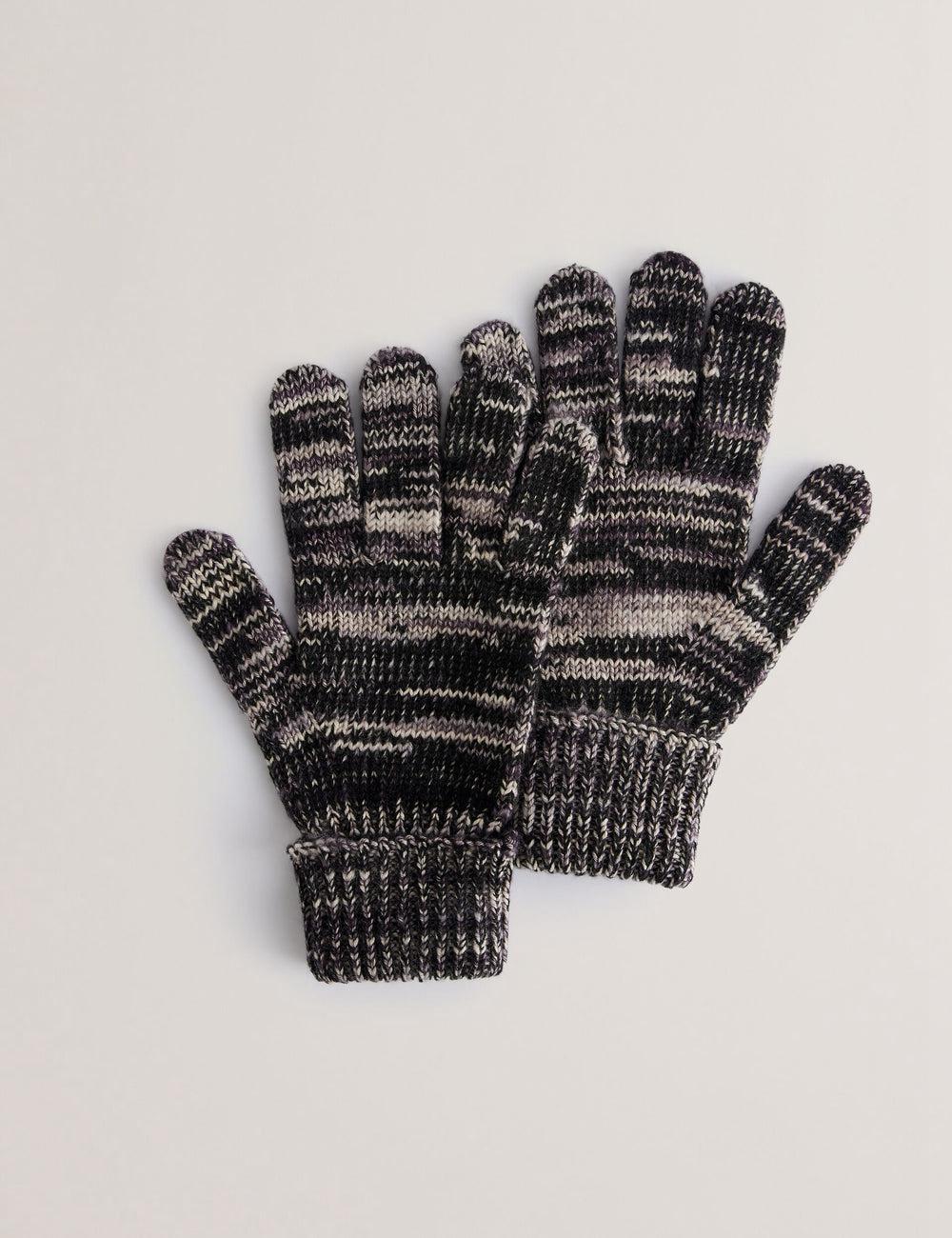 Ted Baker PERCIYS - Marl Knit Ribbed Cuff Handschuhe Herren Grau | PJXIG-8654