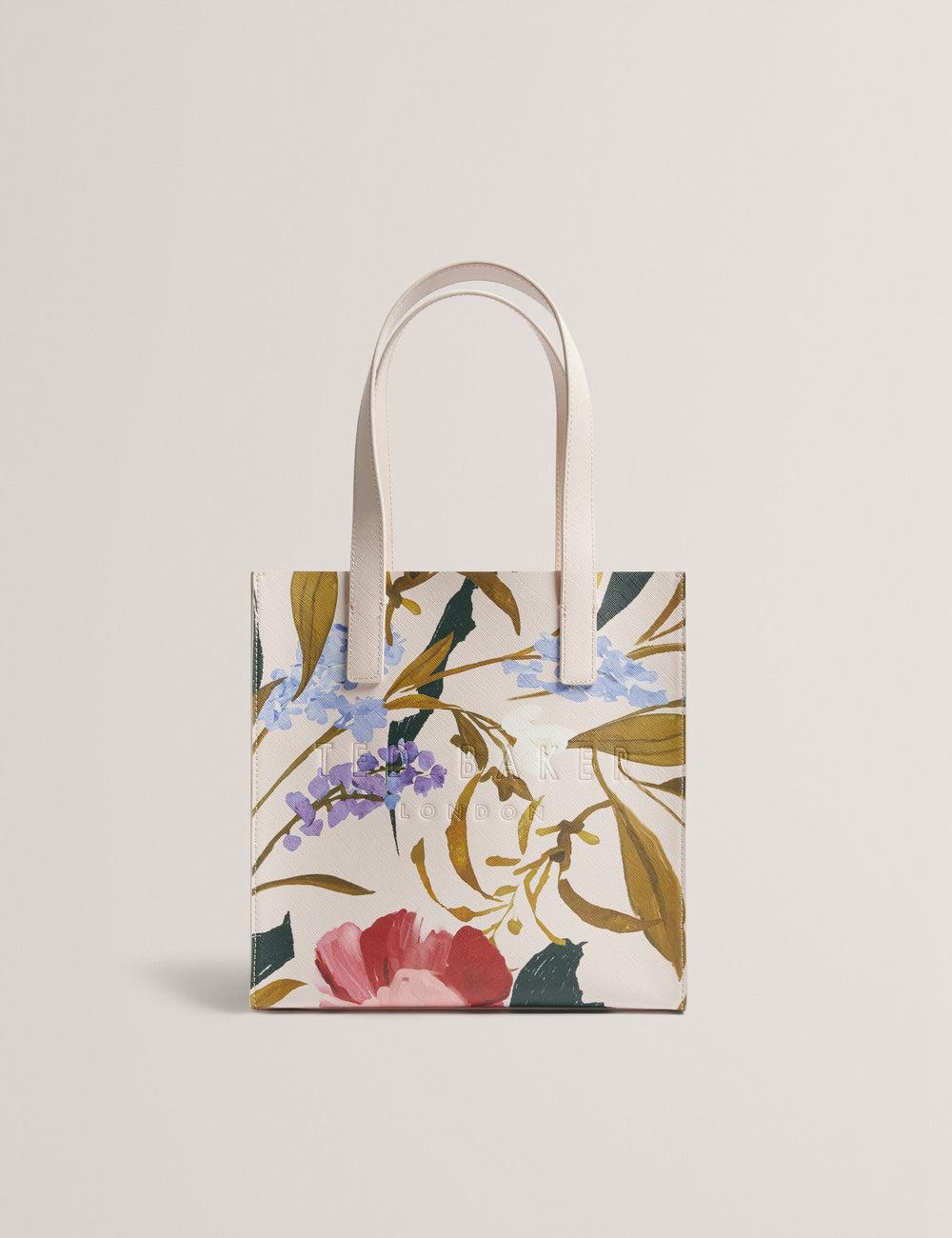 Ted Baker PHYLISA - Floral Print PU Leather Small Tragetaschen Damen Rosa | LPSCJ-6329