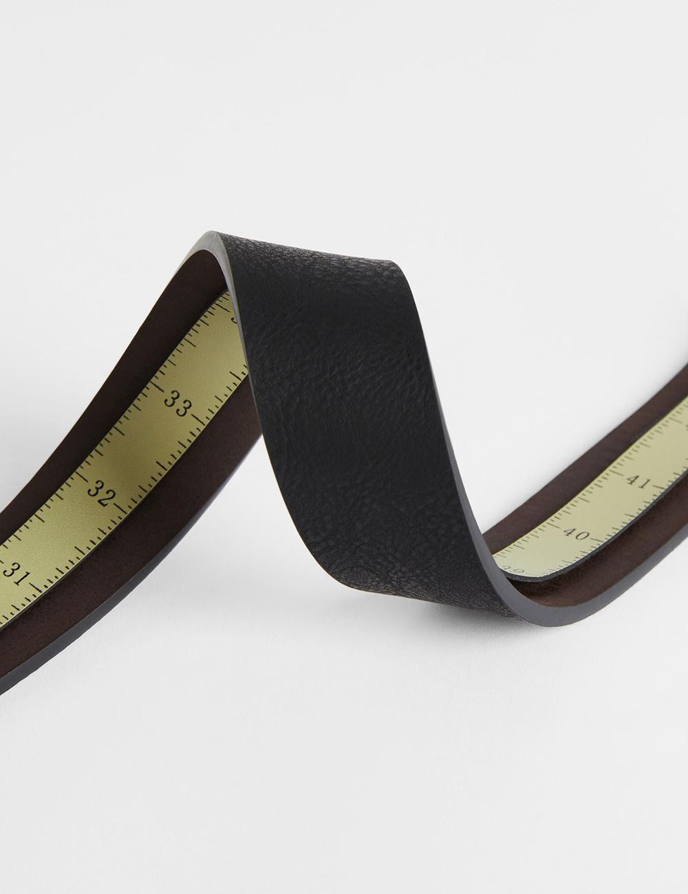 Ted Baker RATE - Faux Leather Belt Gift Set Gürtel Herren Schwarz | OFVAG-5214