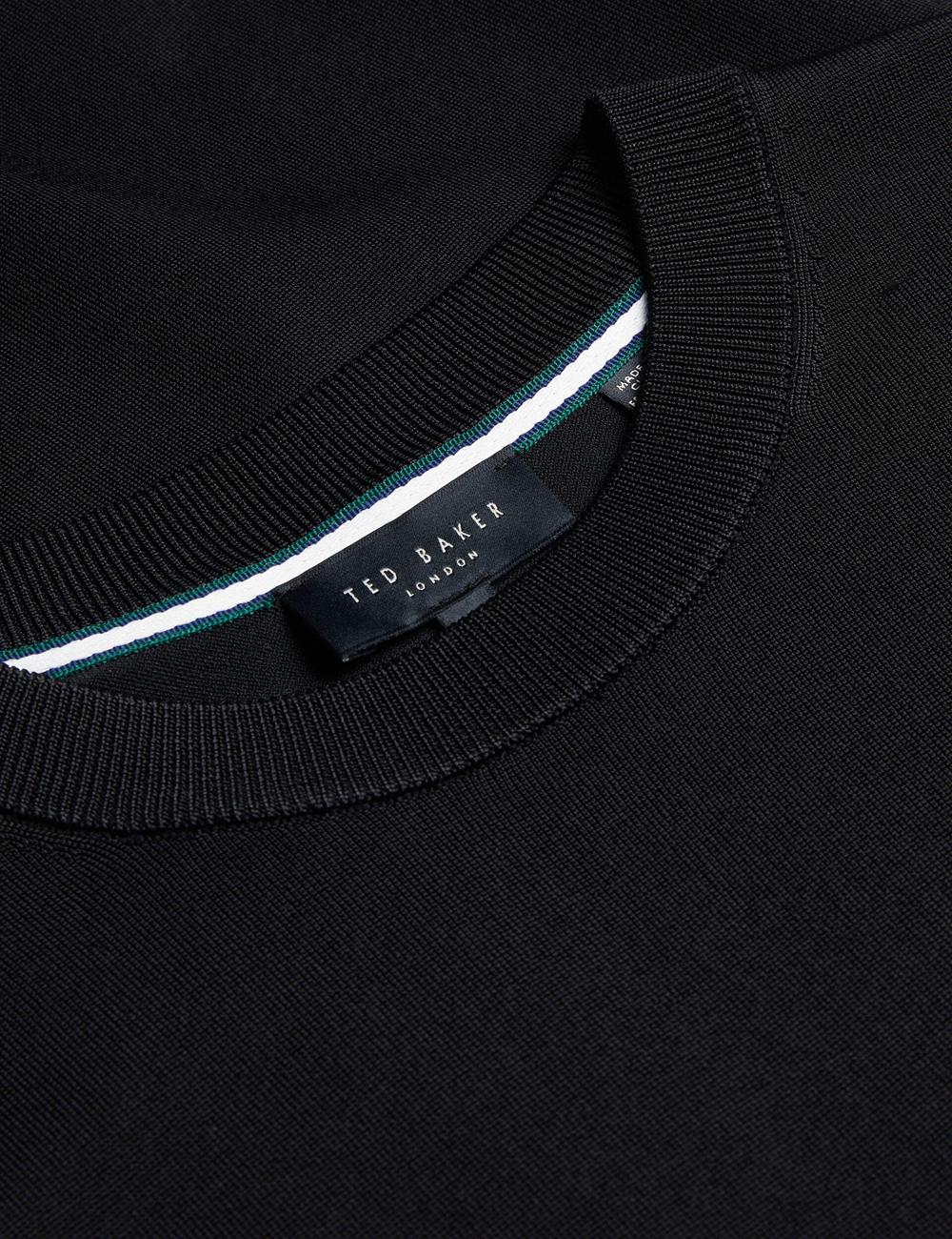 Ted Baker REYON - Rayon Crew Neck Short Sleeve T-shirts Herren Schwarz | FHPLX-8259