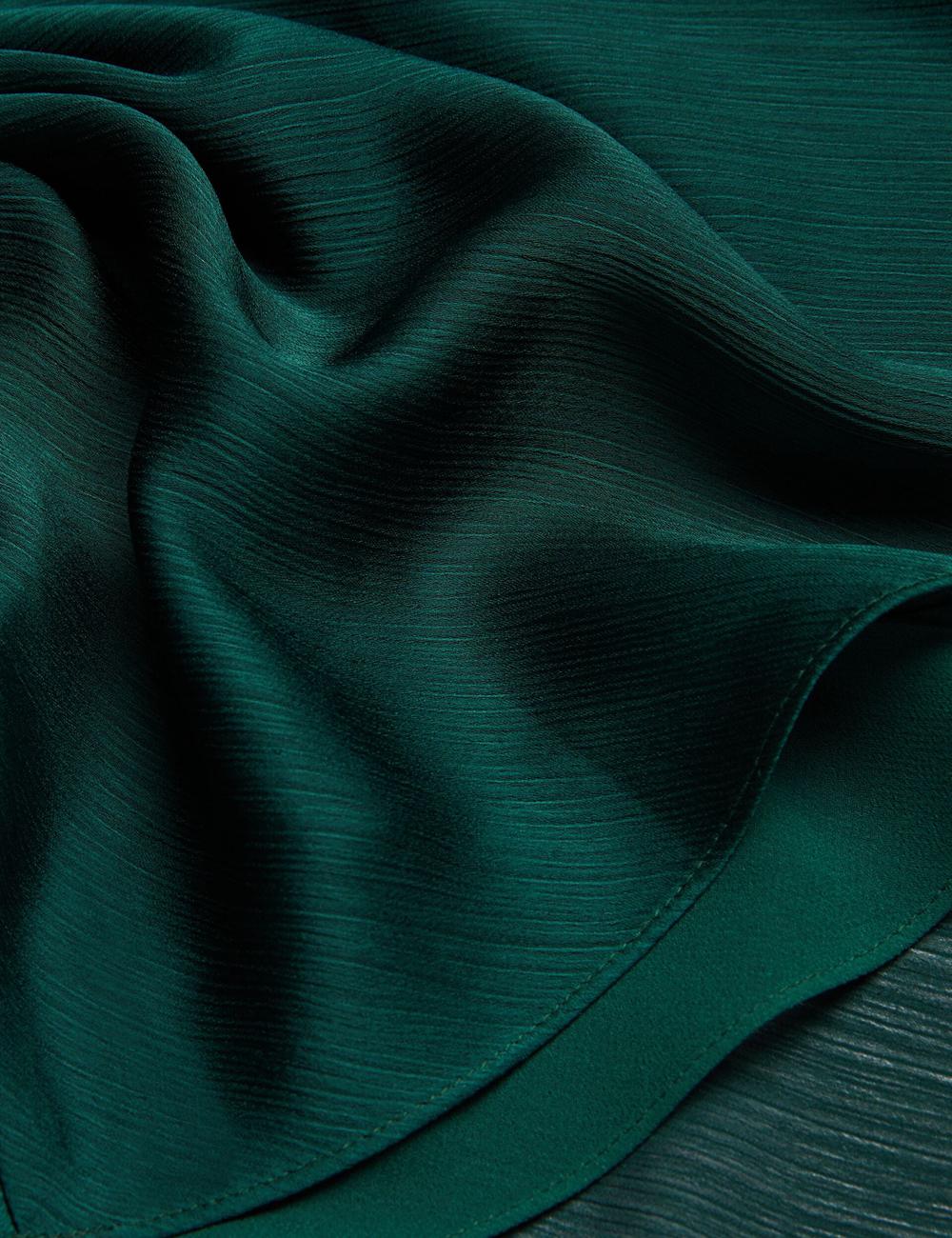 Ted Baker RIMINI - Chiffon Drape Neck Detail Maxikleid Damen Grün | BSIGA-3194