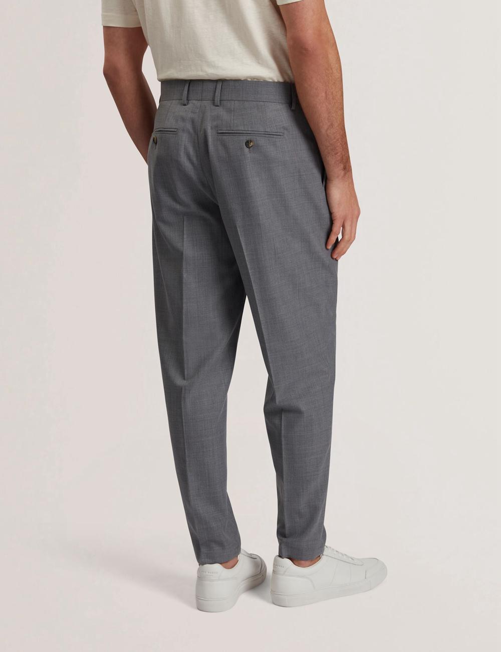 Ted Baker SELWYNT - Lightweight Wool Blend Hosen Herren Grau | APLDW-2593