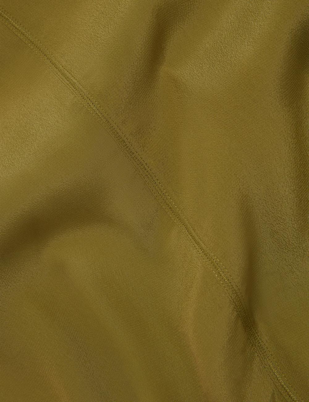 Ted Baker SHAMRA - Silk Blend Seam Detail Oberteile Damen Grün | PLGUC-4267