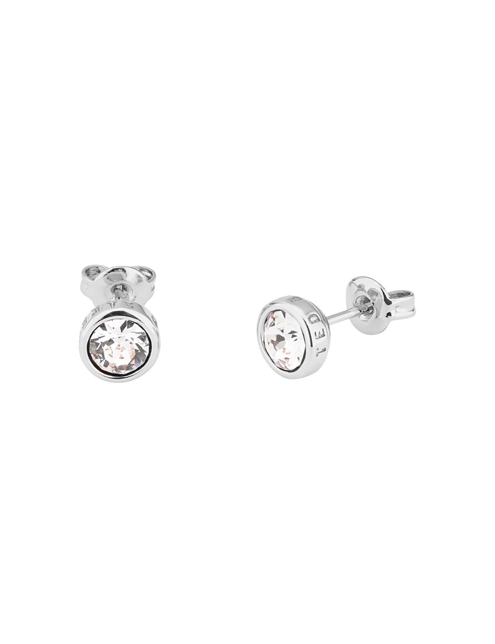 Ted Baker SINAA - Solitaire Crystal Stud Ohrringe Damen Silber | EMAYU-5973