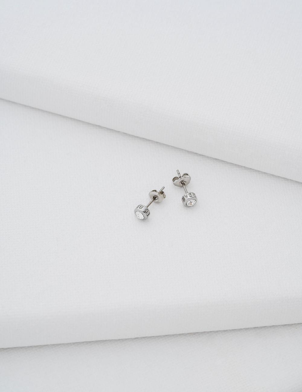 Ted Baker SINEE - Mini Crystal Stud Ohrringe Damen Silber | DKYHL-1350