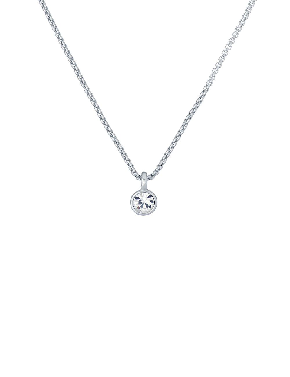 Ted Baker SININAA - Mini Crystal Pendant Ketten Damen Silber | THQCL-5697