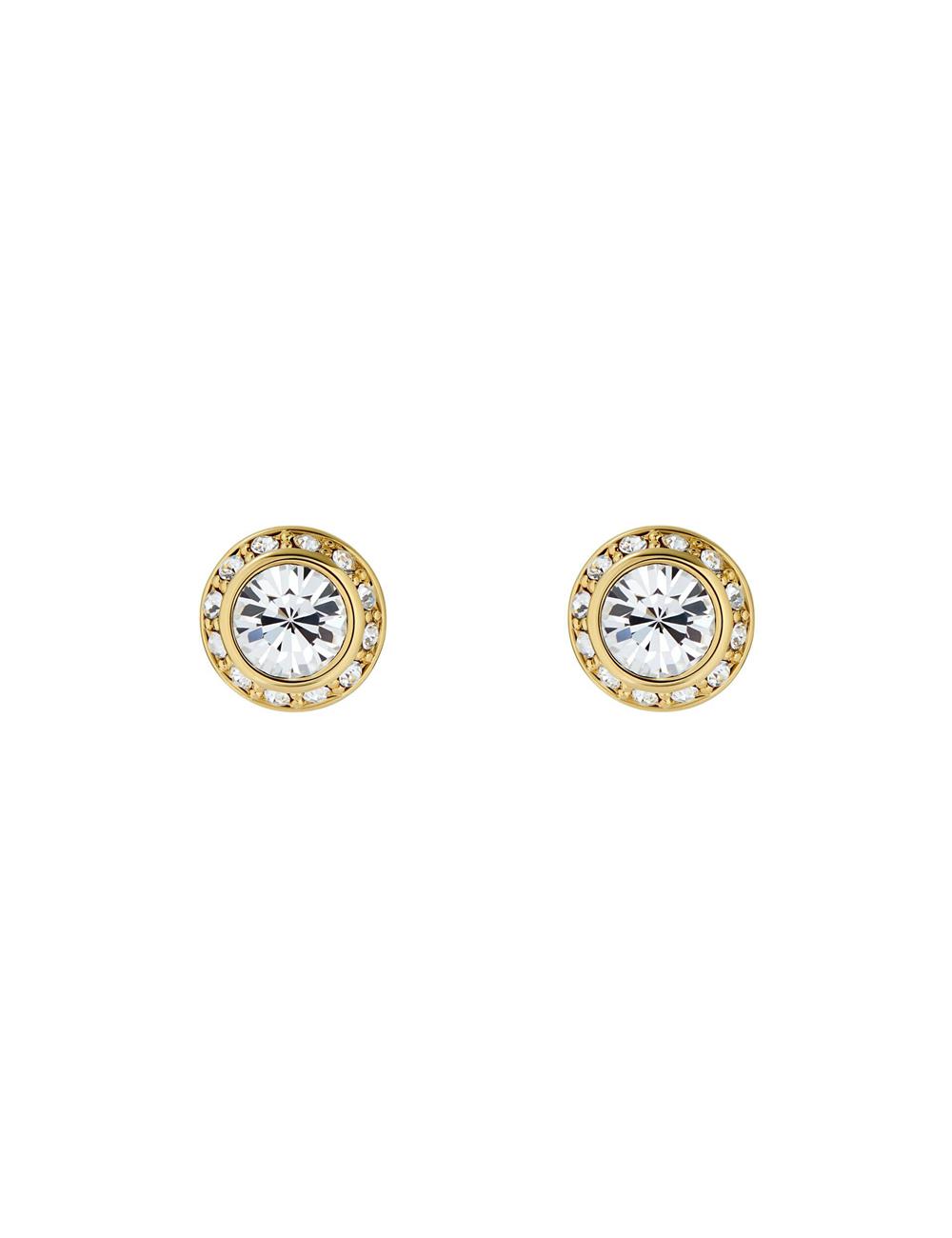 Ted Baker SOLETIA - Solitaire Sparkle Crystal Stud Ohrringe Damen Gold | TMUPR-3401