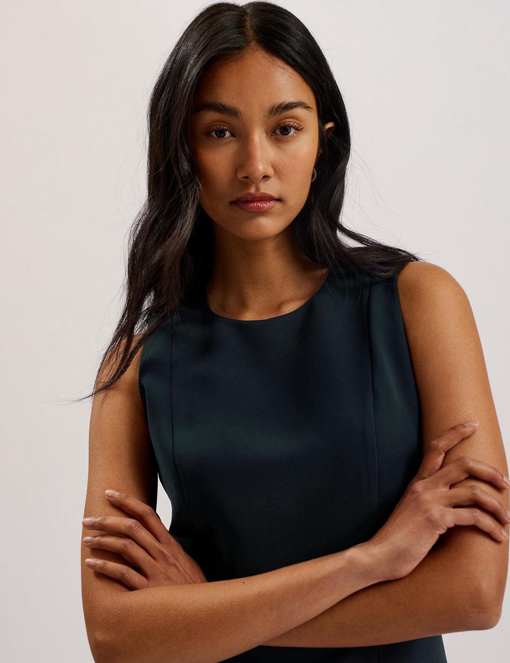 Ted Baker SORRAL - Line Tailored Minikleid Damen Schwarz | HJQOY-7835