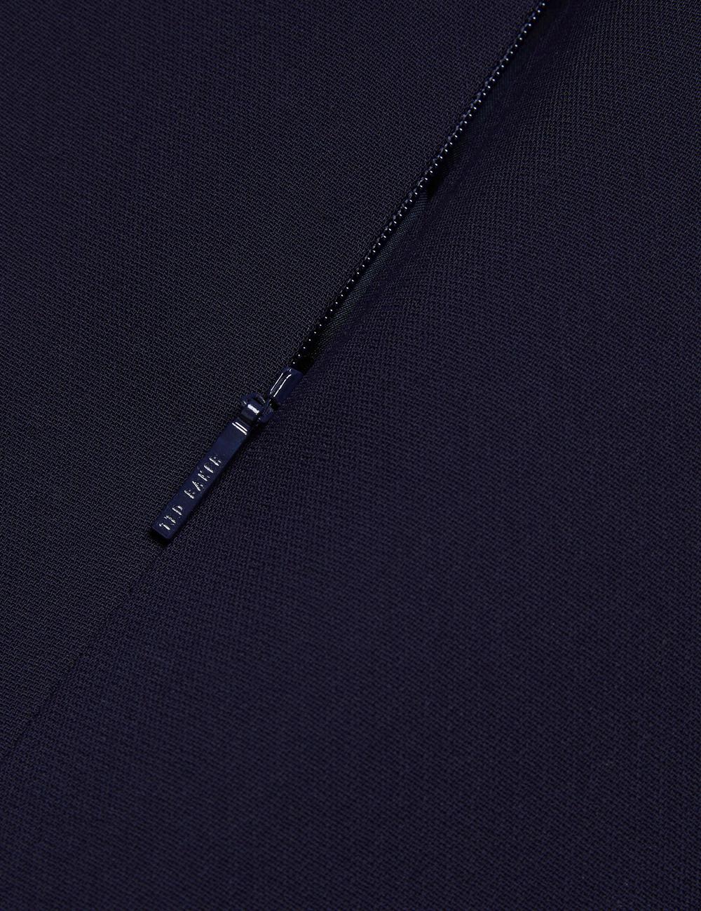 Ted Baker SORRAL - Sleeveless Tailored With Side Split Minikleid Damen Navy | DQFNI-8914