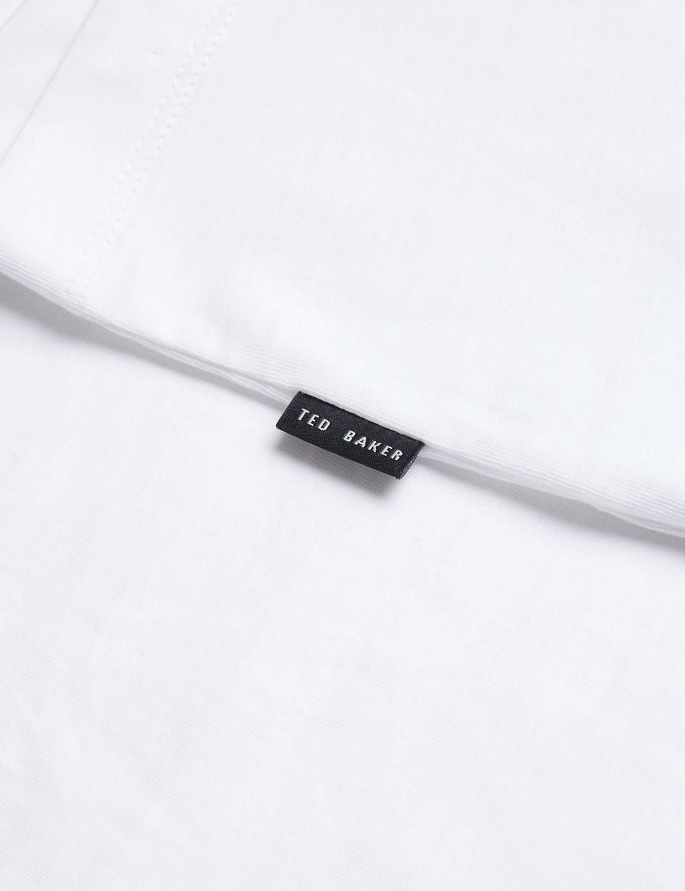 Ted Baker TYWINN - Classic Crew Neck Cotton T-shirts Herren Weiß | UZHAY-8140